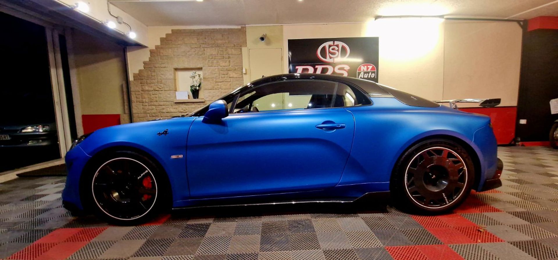 ALPINE A 110 - R CONFIG RARE ! BLEU MAT JANTES CARBONE ! ETC...
