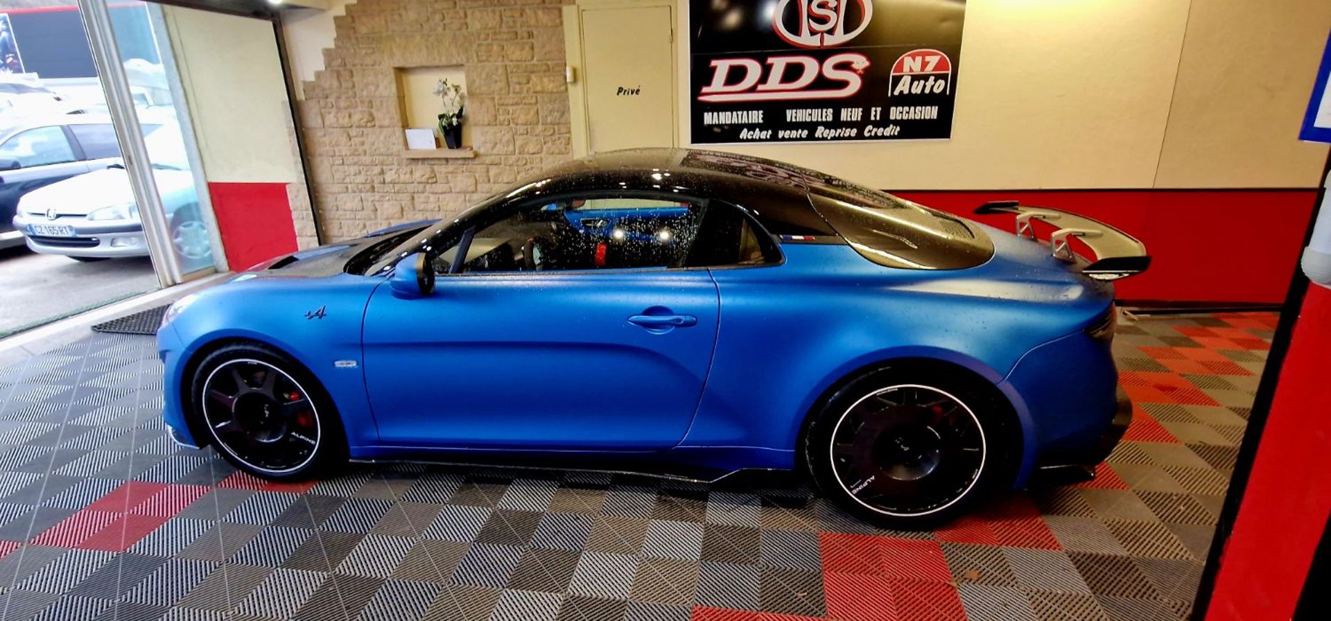 ALPINE A 110 - R CONFIG RARE ! BLEU MAT JANTES CARBONE ! ETC...