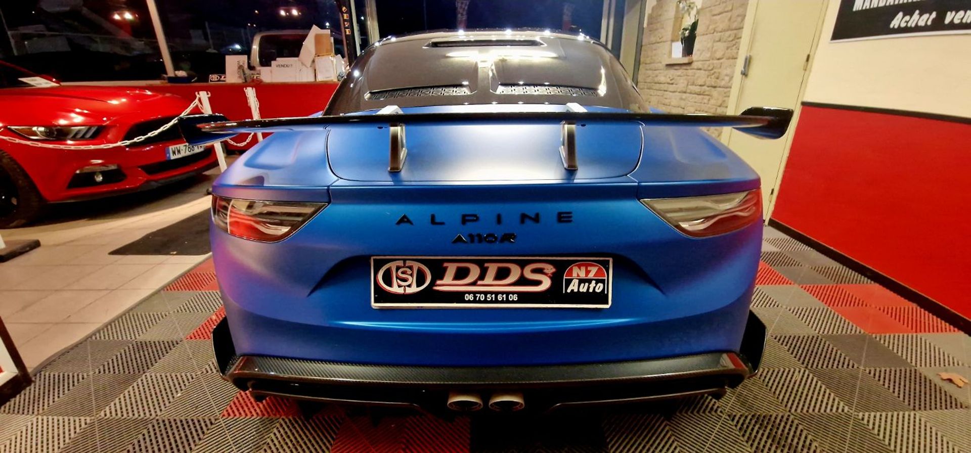 ALPINE A 110 - R CONFIG RARE ! BLEU MAT JANTES CARBONE ! ETC...