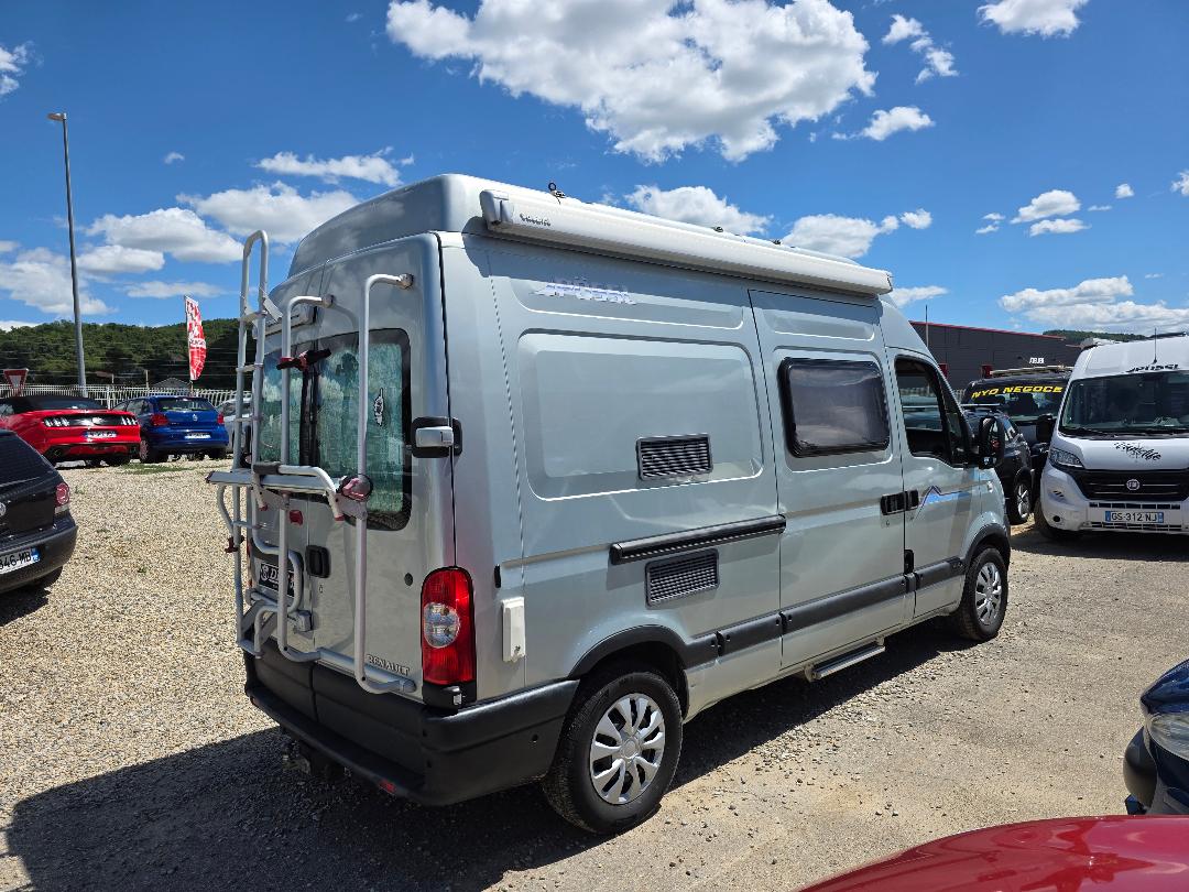 RENAULT MASTER II CAMPING CAR - POSSL 2.5 L 120 CV CLIM ATTELAGE PORTE VELO CT OK